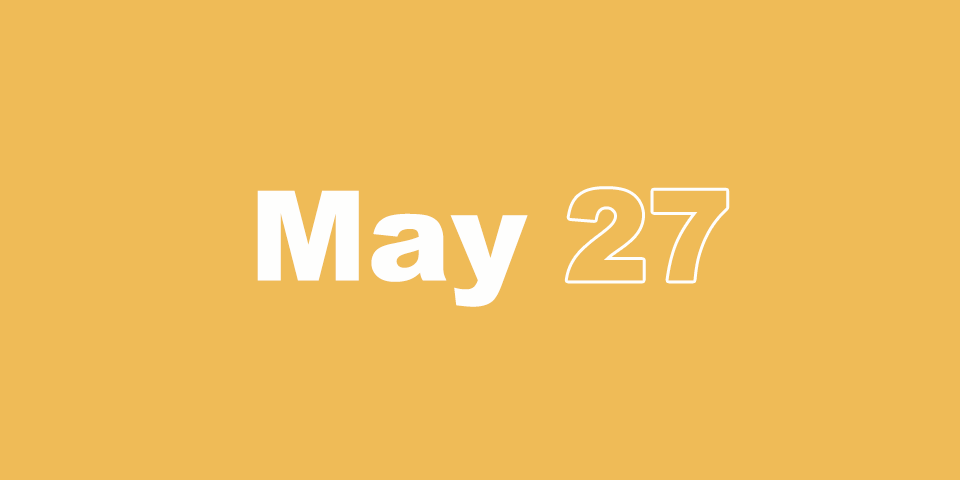 May 27 - 365 Day Bible